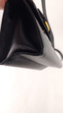 Salvatore Ferragamo Navy Leather 2way Hand Bag - G0587