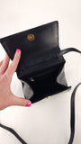 Salvatore Ferragamo Navy Leather 2way Hand Bag - G0587