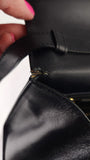 Salvatore Ferragamo Navy Leather 2way Hand Bag - G0587