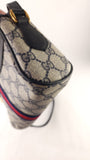 Gucci GG Navy Sherry Line Canvas Shoulder Bag - G0490
