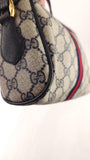 Gucci GG Navy Sherry Line Canvas Shoulder Bag - G0490