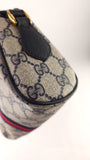 Gucci GG Navy Sherry Line Canvas Shoulder Bag - G0490