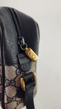 Gucci GG Navy Sherry Line Canvas Shoulder Bag - G0490