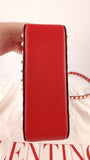 Valentino Red Leather Studded 2way Bag - G0610