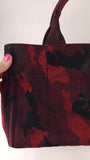 Prada Red and Black Camo 2way Hand Bag - G0613