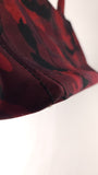 Prada Red and Black Camo 2way Hand Bag - G0613