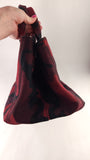 Prada Red and Black Camo 2way Hand Bag - G0613