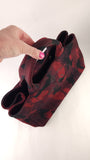 Prada Red and Black Camo 2way Hand Bag - G0613