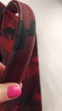 Prada Red and Black Camo 2way Hand Bag - G0613