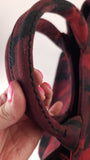 Prada Red and Black Camo 2way Hand Bag - G0613