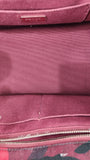 Prada Red and Black Camo 2way Hand Bag - G0613