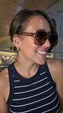 Chanel Brown Plastic Sunglasses - 3499