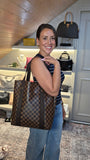 Louis Vuitton Damier Ebene Cabas Beaubourg Tote - G0612