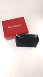 Salvatore Ferragamo Black Canvas Pouch - G0594