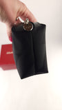 Salvatore Ferragamo Black Canvas Pouch - G0594
