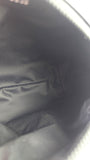Salvatore Ferragamo Black Canvas Pouch - G0594