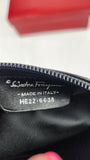 Salvatore Ferragamo Black Canvas Pouch - G0594