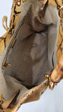 Salvatore Ferragamo Yellow Python Handbag - G0705