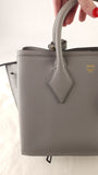 MCM Grey Leather 2way Handbag - G0609
