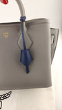 MCM Grey Leather 2way Handbag - G0609