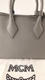 MCM Grey Leather 2way Handbag - G0609