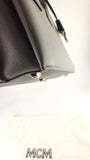 MCM Grey Leather 2way Handbag - G0609