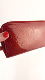 Louis Vuitton Monogram Vernis Red Zippy Wallet - 3650