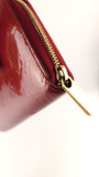 Louis Vuitton Monogram Vernis Red Zippy Wallet - 3650