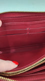 Louis Vuitton Monogram Vernis Red Zippy Wallet - 3650