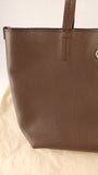Salvatore Ferragamo Brown Leather Small Tote Bag - 3702