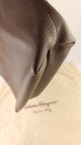 Salvatore Ferragamo Brown Leather Small Tote Bag - 3702