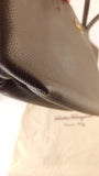 Salvatore Ferragamo Brown Leather Small Tote Bag - 3702