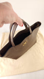 Salvatore Ferragamo Brown Leather Small Tote Bag - 3702