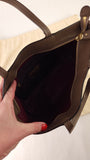 Salvatore Ferragamo Brown Leather Small Tote Bag - 3702
