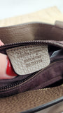 Salvatore Ferragamo Brown Leather Small Tote Bag - 3702