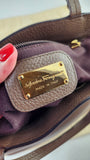 Salvatore Ferragamo Brown Leather Small Tote Bag - 3702