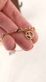 Louis Vuitton Glory V Gold Tone Bracelet - G0619