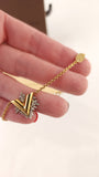 Louis Vuitton Glory V Gold Tone Bracelet - G0619
