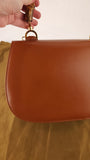 Gucci Brown Leather Bamboo Handle 1947 Top Handle Bag - G0616