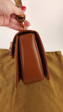 Gucci Brown Leather Bamboo Handle 1947 Top Handle Bag - G0616