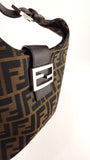 Fendi Zucca Brown Canvas Mamma Bucket Bag - G0570