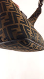 Fendi Zucca Brown Canvas Mamma Bucket Bag - G0570