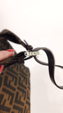 Fendi Zucca Brown Canvas Mamma Bucket Bag - G0570