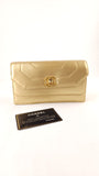 Chanel Gold Leather Pouch - 3500