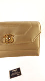 Chanel Gold Leather Pouch - 3500