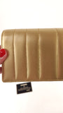 Chanel Gold Leather Pouch - 3500