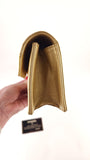 Chanel Gold Leather Pouch - 3500
