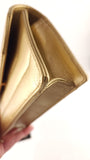 Chanel Gold Leather Pouch - 3500