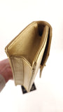 Chanel Gold Leather Pouch - 3500