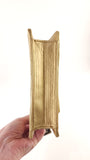 Chanel Gold Leather Pouch - 3500